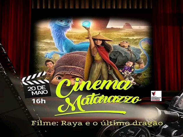 ‘Cine Matinê no Matarazzo’ exibe neste sábado (20) ‘Raya e último dragão’