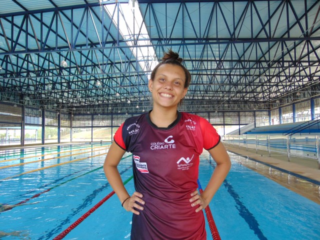 Nadadora da Semepp Isadora Melo disputa Paulista Juvenil em São Bernardo do Campo