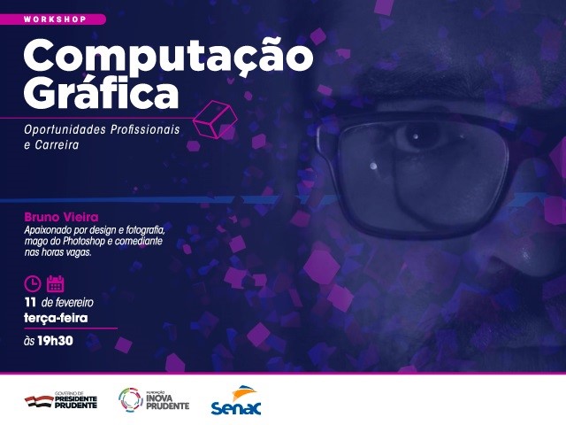 Workshop abordará sobre a computação gráfica no mercado de trabalho