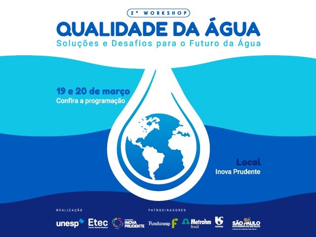 Workshop sobre a qualidade da água tem inscrições com desconto prorrogadas