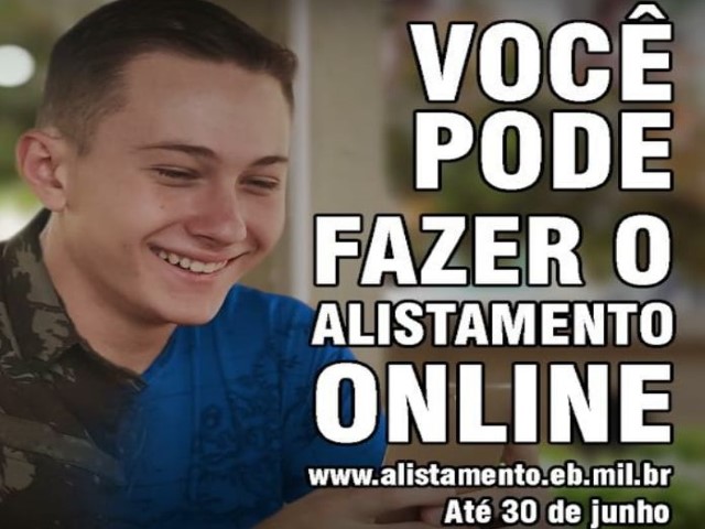 Alistamento militar pode ser feito online até 30 de junho