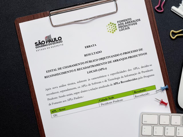 Governo do Estado reconhece Inova Prudente como entidade gestora do APL de TIC em Prudente