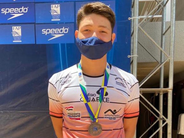 Bruno Hosokawa conquista primeira medalha para time da Semepp na competição em Bauru