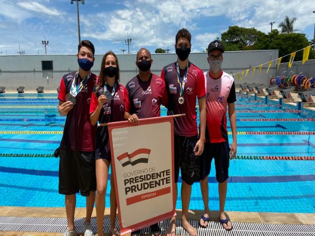 Natação da Semepp termina Paulista Juvenil a Sênior em Bauru com quatro medalhas