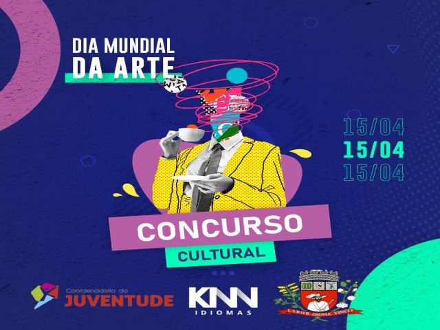 Coordenadoria da Juventude realiza concurso em referência ao Dia Mundial da Arte