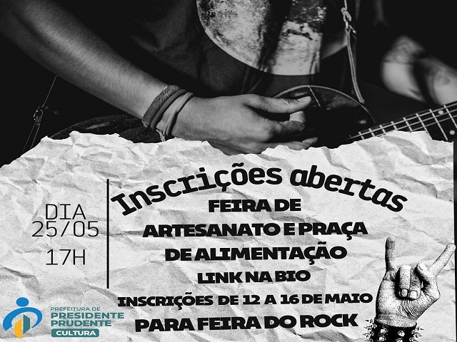 Secult retoma “Feira do Rock”; inscrições para artesãos expositores estão abertas