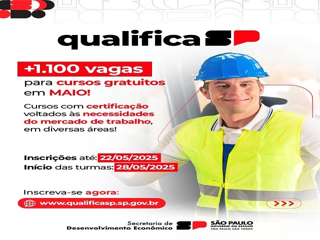 Prudente é contemplado com cursos do Qualifica SP; inscrições abertas para 40 vagas