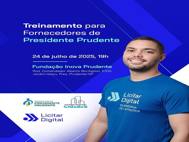 PP faz treinamento sobre plataformas para empresas que desejam contratar com o município