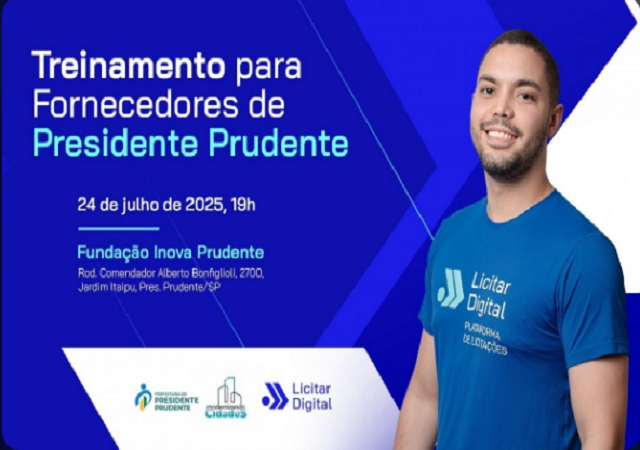 Últimos dias de inscrições para treinamento sobre plataformas contratação com o município