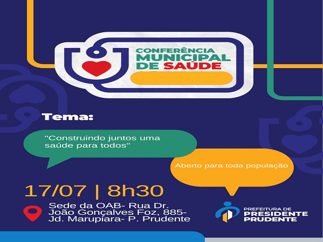 Conselho e Sesau promovem 10ª Conferência Municipal de Saúde