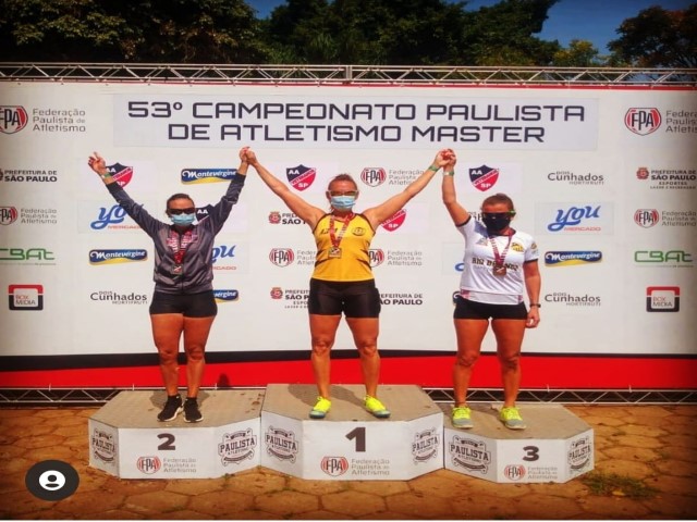 Atleta prudentina Agda Santos conquista ouro no Paulista Master em São Paulo