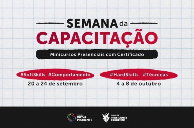 Fundação Inova Prudente retoma cursos presenciais em Semana da Capacitação