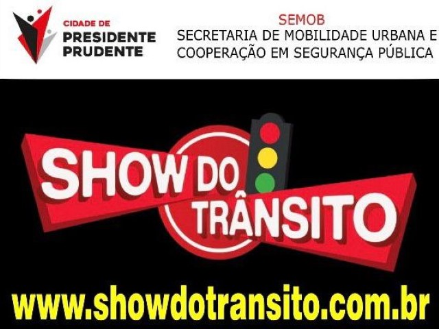 Com premiação, ‘Show do Trânsito’ marca ações da Semana Nacional de Trânsito