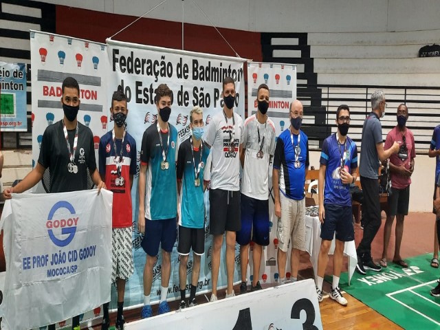 Atletas da Semepp conquistam cinco medalhas na 1ª Etapa Estadual de Badminton, em Mococa