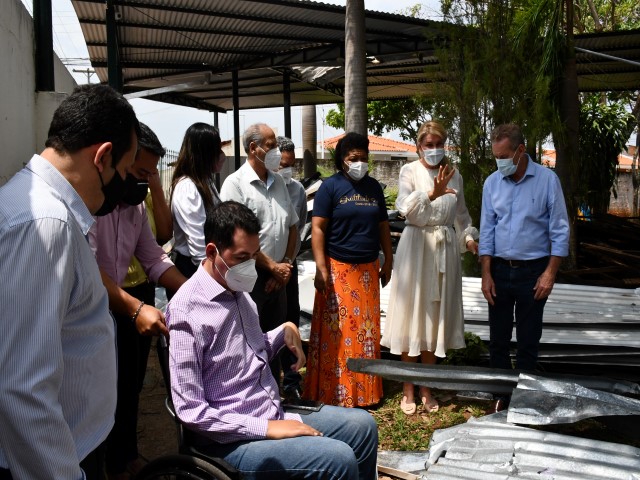 A convite do prefeito, primeira-dama Bia Doria visita Associação dos Cegos 