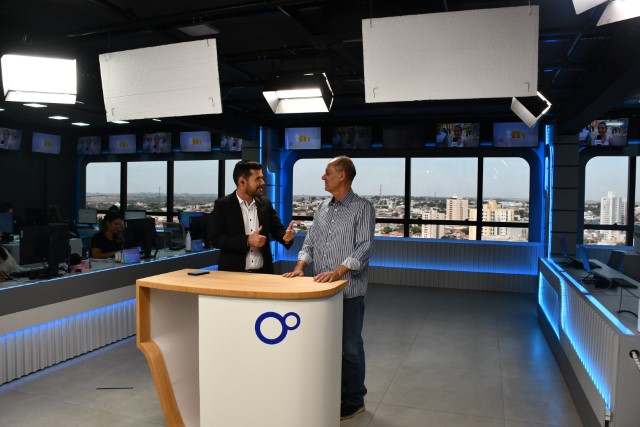 TV TEM inicia transmissão em Prudente e prefeito Tupã participa de entrevista ao vivo