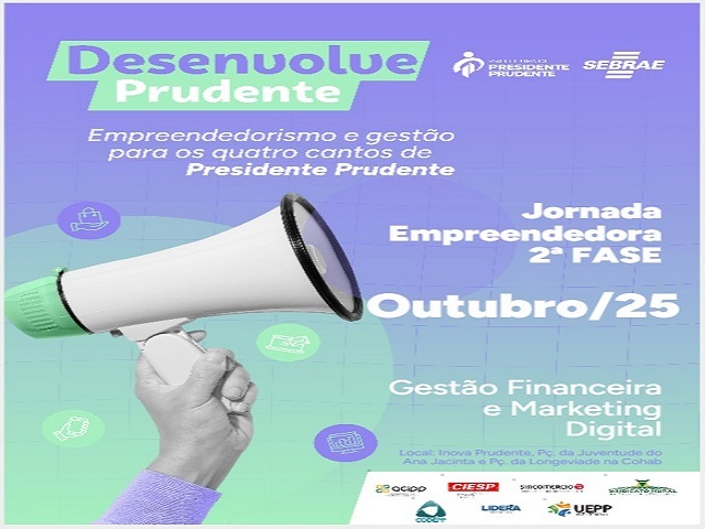 Programa Desenvolve Prudente realiza 1.300 atendimentos em 2025; vagas abertas