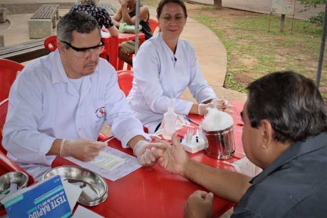 Primeira ação da Campanha Fique Sabendo 2025 detecta cinco casos positivos para sífilis