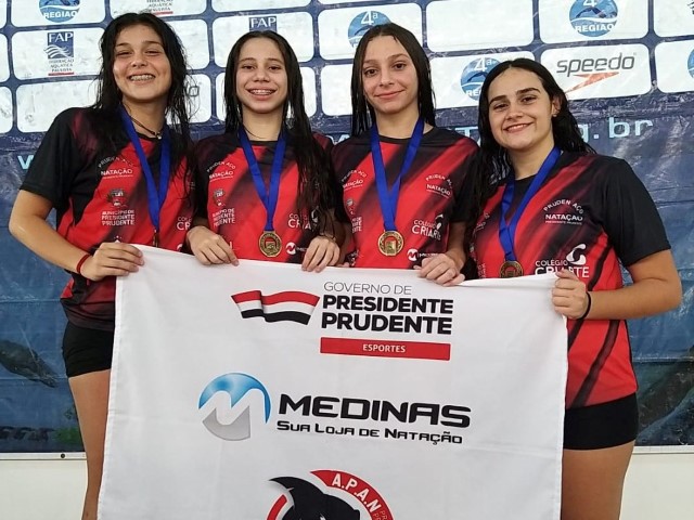 Natação da Semepp conquista 74 medalhas no Torneio Regional Pré-Mirim a Sênior