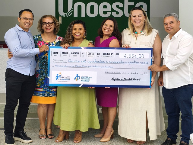 Seduc Prudente premia profissionais vencedores do concurso ‘Práticas que Inspiram’
