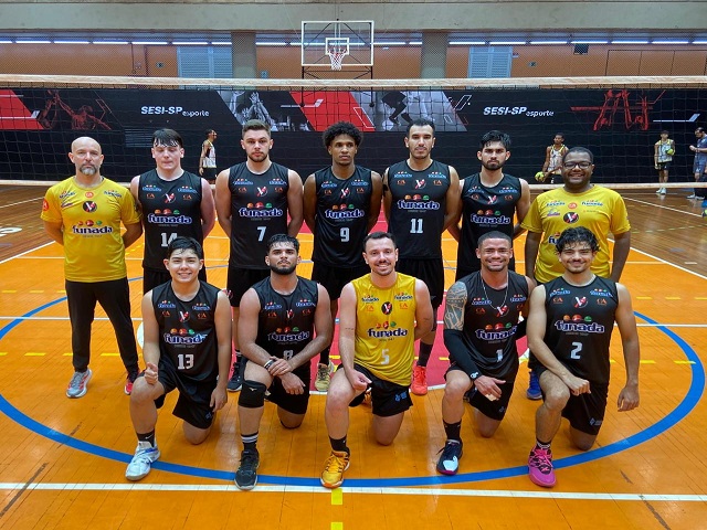 Vôlei de Praia Masculino estreia com vitória nos Jogos Abertos do Interior