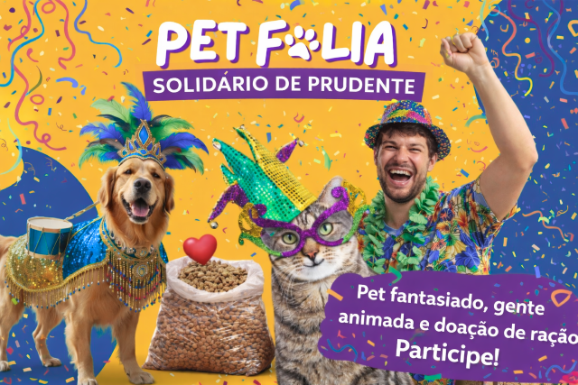 PetFolia Prudente: diversão, cuidado e solidariedade no carnaval da cidade
