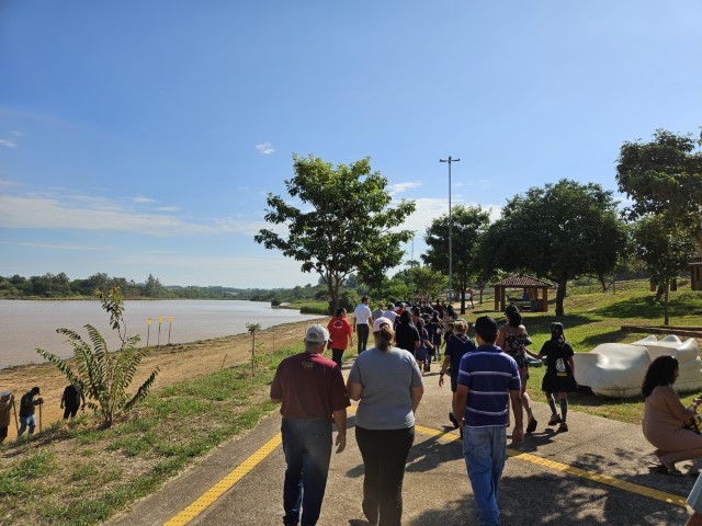 Dia Mundial da Água é lembrado com ação no Balneário da Amizade neste domingo (22)