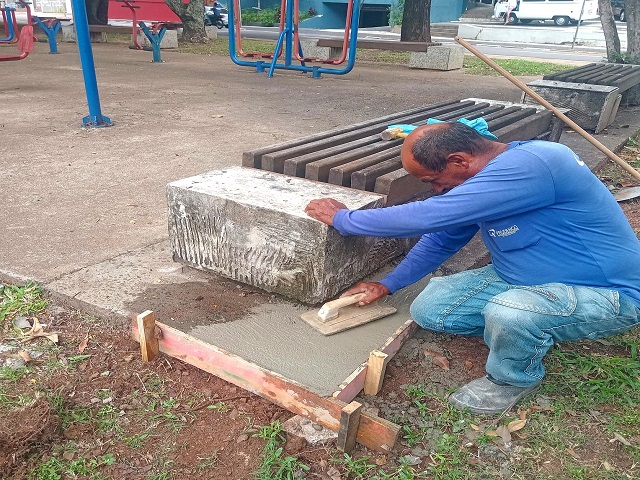 Prefeitura realiza reforma de equipamentos e melhorias estruturais no Parque do Povo