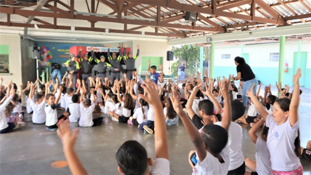 Programação do Maio Amarelo chega às escolas municipais; em parceria com Detran-SP e PM