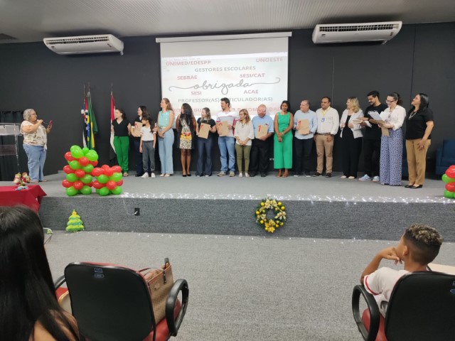 Seduc presta homenagem aos parceiros do Cidadescola em evento na Inova Prudente 