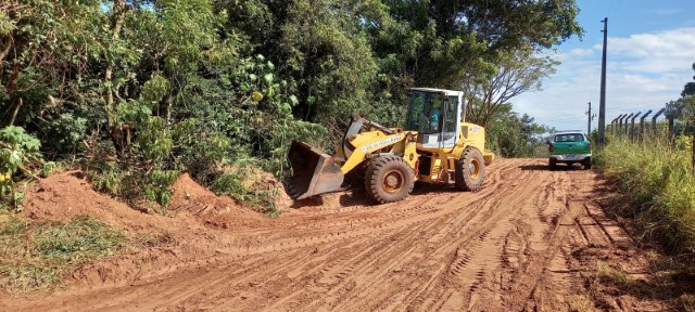 Conservação é feita em estradas rurais das Três Pontes, Magalhães e Terras de Imoplan 