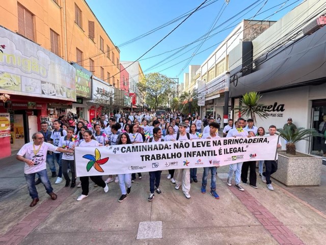 SAS promove 4º Caminhada para marcar Dia de Combate ao Trabalho Infantil