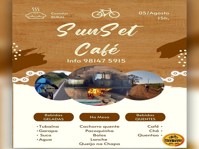 Setur divulga circuito turístico Pedal Sunset Café