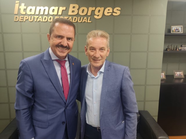 Ed Thomas se reúne com deputado estadual e ex-secretário, Itamar Borges