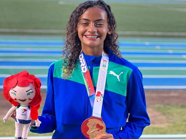 Grazielly Sena, da Fundacte Semepp, conquista bronze no Panamericano de Atletismo Sub-20
