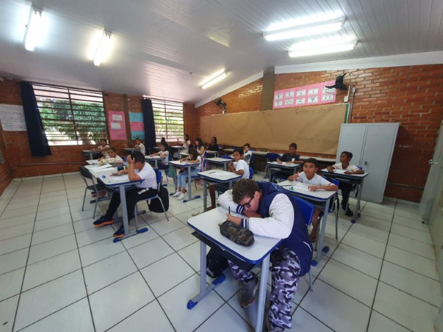 Alunos do 5º ano participam de primeira fase da Olimpíada Brasileira de Matemática Mirim