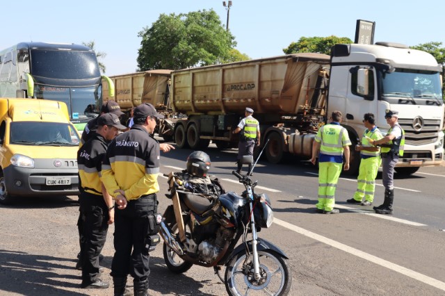 Semob, Sest/Senat e Polícia Rodoviária realizam ação alusiva à Semana Nacional de Trânsito