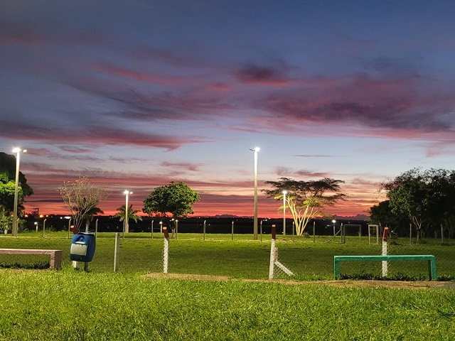 Prefeitura conclui benfeitorias na iluminação da Praça do Alto da Boa Vista 