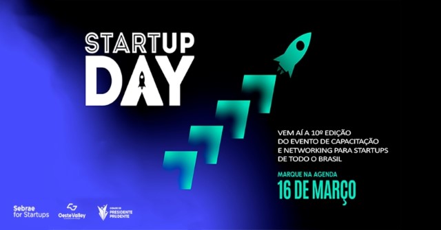 Referência no Brasil, Prudente recebe 10º Startup Day em 16 março