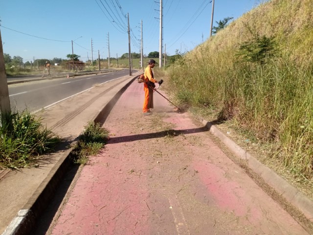 Zeladoria setorizada é feita no Balneário da Amizade, Praça do Cohabão e Parque do Povo