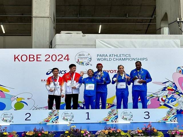 Jerusa conquista ouro no Mundial de Atletismo Paralímpico