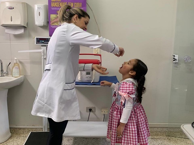 ‘Dia D’ vacina 730 crianças contra a Poliomielite em Presidente Prudente