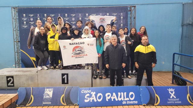 Natação da Semepp participa da Copa São Paulo de Vinculados em Santo André