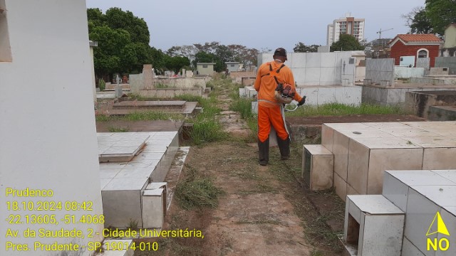 Zeladoria é intensificada nos Cemitérios para Dia de Finados e outros pontos da cidade