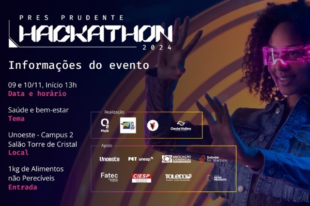 Com apoio da Prefeitura e Inova, PP recebe Hackathon Saúde e Bem-Estar; inscrições abertas