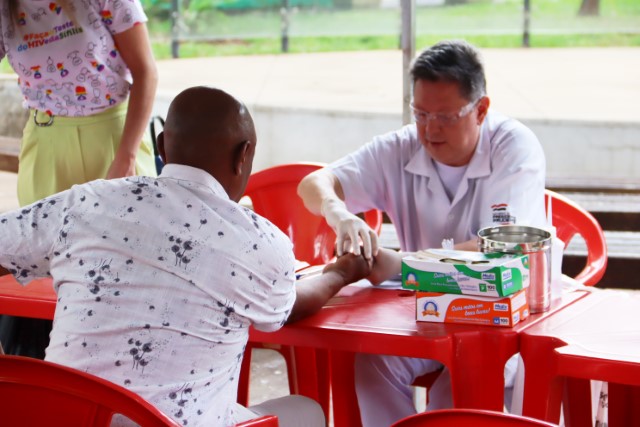 Fique Sabendo 2024 soma 4.055 testes rápidos, com 6 positivos para HIV e 60 para Sífilis