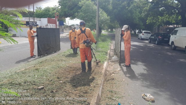 Balanço da zeladoria: projeto atinge mais de 200 bairros de Prudente durante o ano 