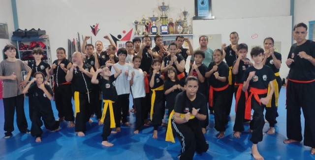 Aulas de Kung Fu são oferecidas gratuitamente pela Semepp no Parque de Uso Múltiplo 