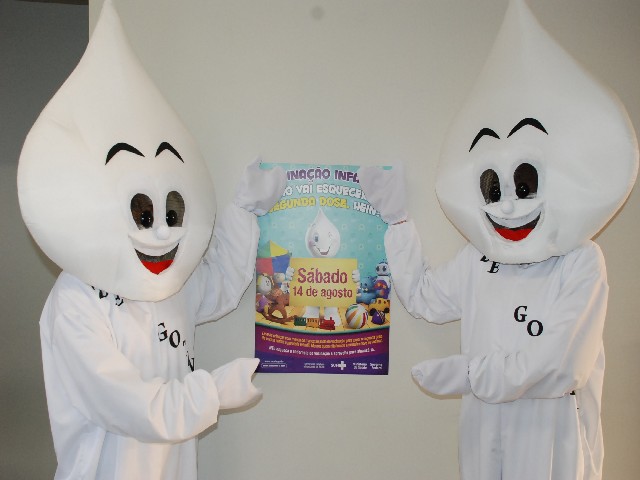 Campanha contra a pólio terá Zé Gotinha nos postos de vacinação neste sábado