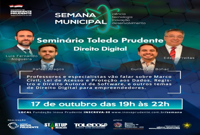 Terceiro dia da Semana de Ciência e Tecnologia terá evento nos três períodos